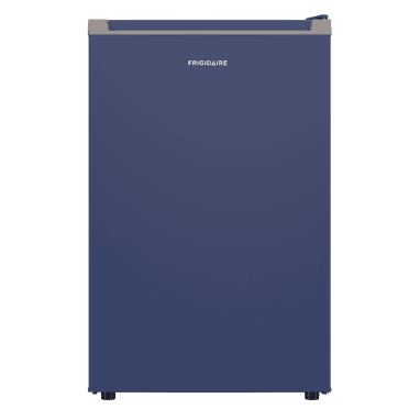 Frigidaire Compact Fridge with Chiller, 4.5 cu. ft., Mini Fridge for Office, Bedroom, Dorm Room or Cabin – W:20.59" x L: 21.26" X H:32.91" (Marine)