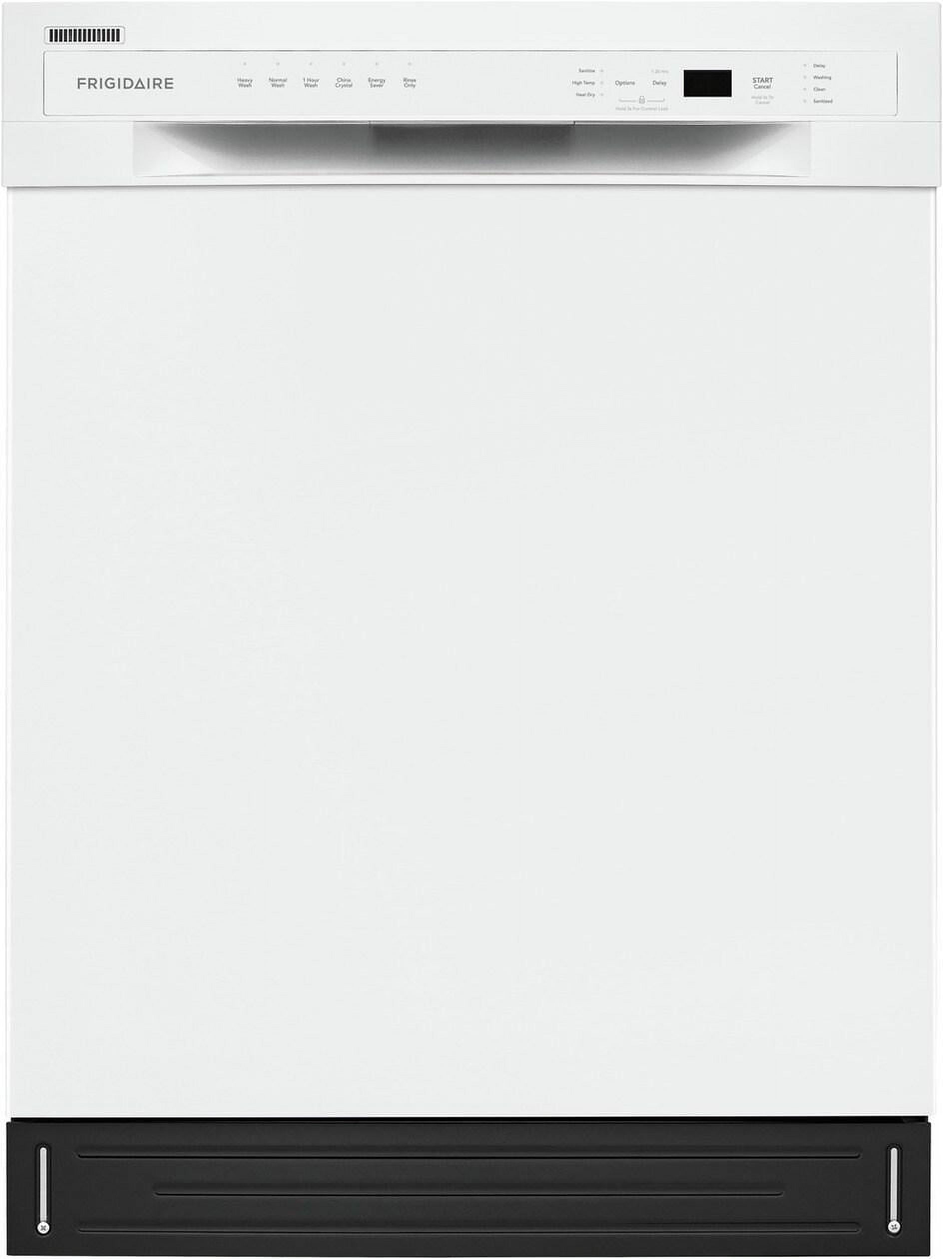 Frigidaire FFBD2420UW 52 dBA White Built-In Dishwasher