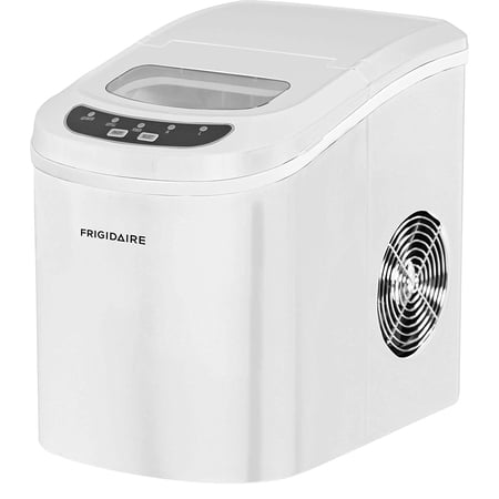 Frigidaire EFIC108-WHITE Portable Compact Maker, Counter Top Ice Making Machine, White