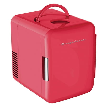 Frigidaire EFMIS139-RED 6-Can 48-Watt Compact Mini Retro Portable Beverage Refrigerator (Red)