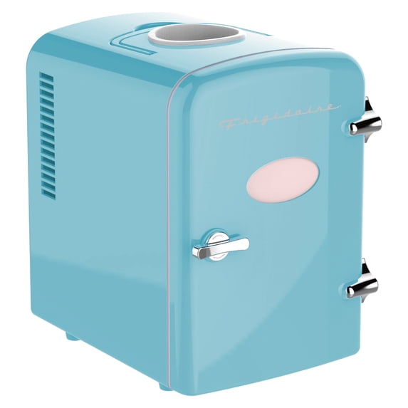 Frigidaire EFMIS171BLUE Retro Mini Portable Refrigerator (Blue)