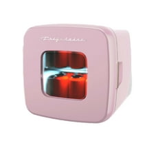 Frigidaire EFMIS351 Retro Mini Personal Fridge Cooler, Pink, 12 Can, 120 V
