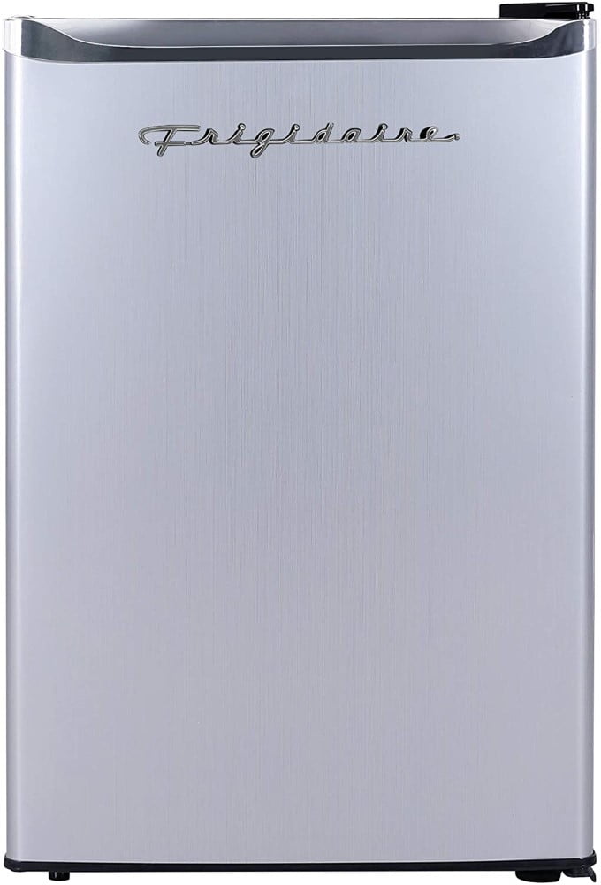 Frigidaire EFR285B 2.5-Cu. ft. 65-Watt Compact Retro Platinum Stainless ...