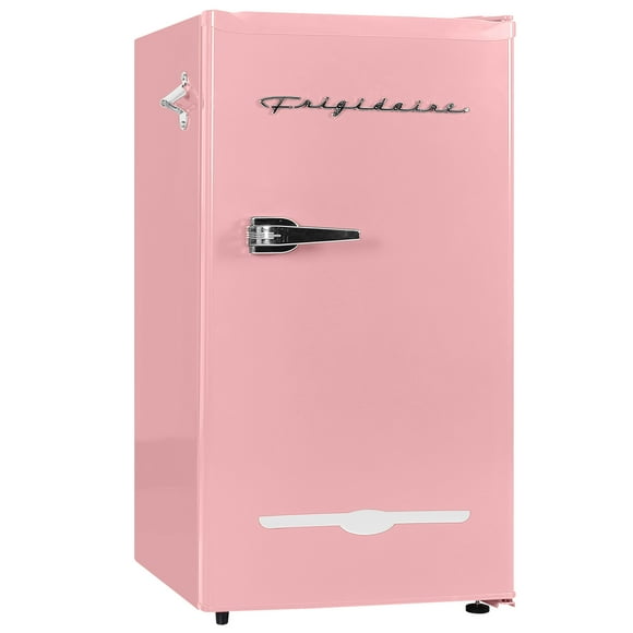 Frigidaire EFR376-C-PINK 3.2-Cu.-Ft. 65-Watt Retro Bar Fridge with Side Bottle Opener (Pink)