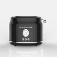 Frigidaire ETO102BLACK 2Slice 900Watt Retro Stainless Steel Toaster