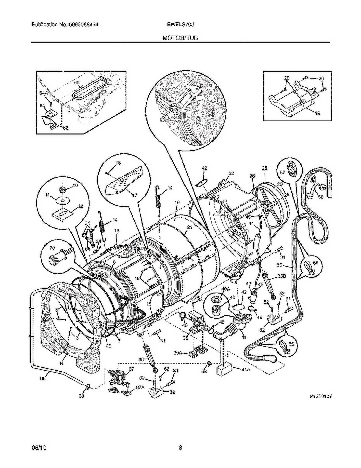 Frigidaire / Electrolux 134639910 Hose - OEM Part