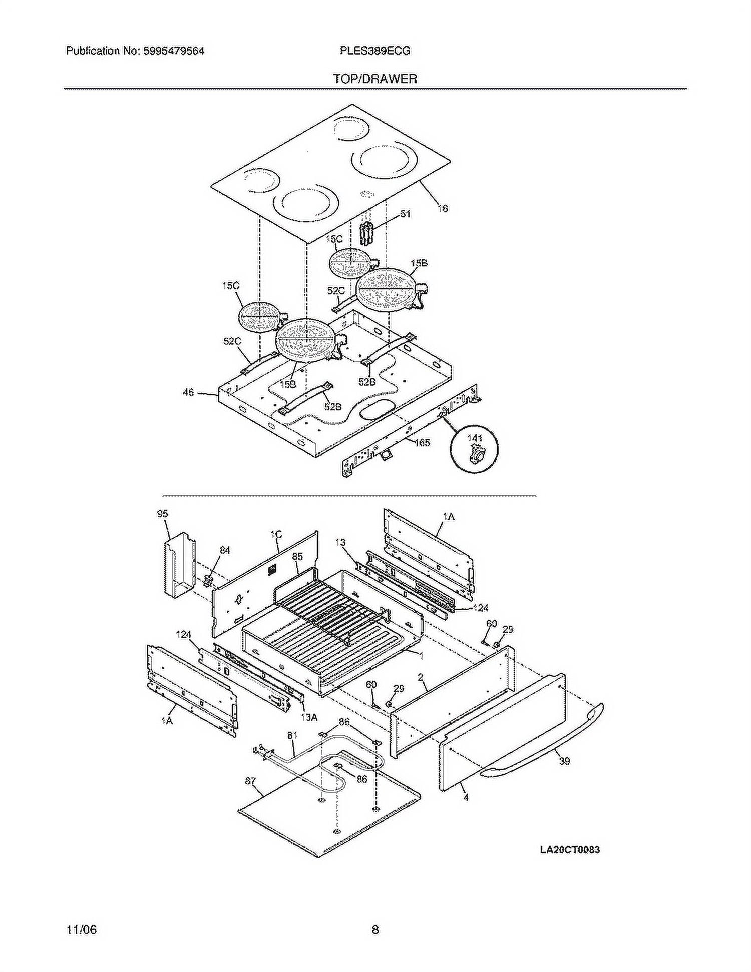 Frigidaire / Electrolux 318198952 Element - OEM Part