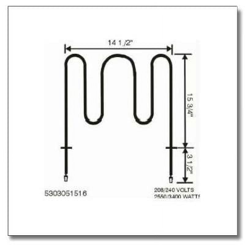 Frigidaire / Electrolux 5303051516 Element Broil -