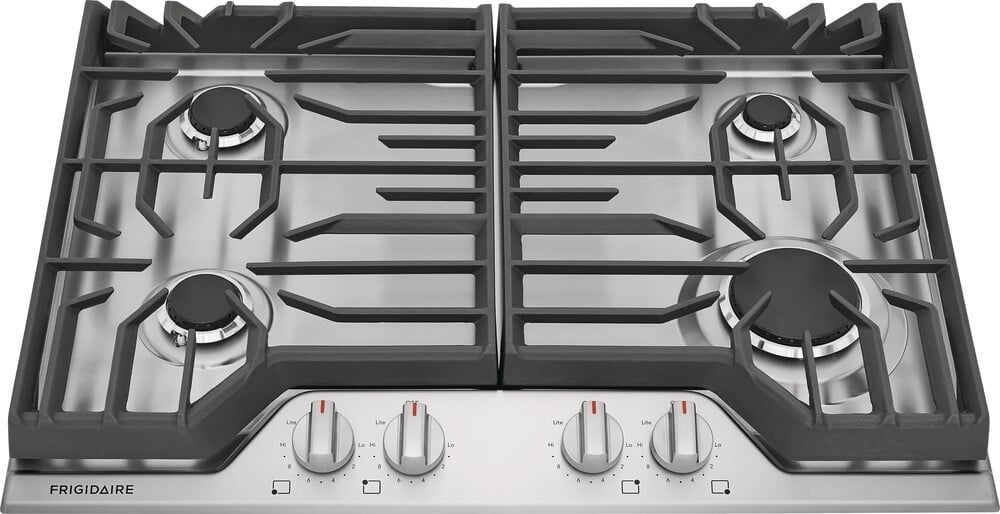 Frigidaire FCCG3027AS Gas Cooktop, 30″,4 Burners. Stainless Steel Sansujyuku sansujyuku.com