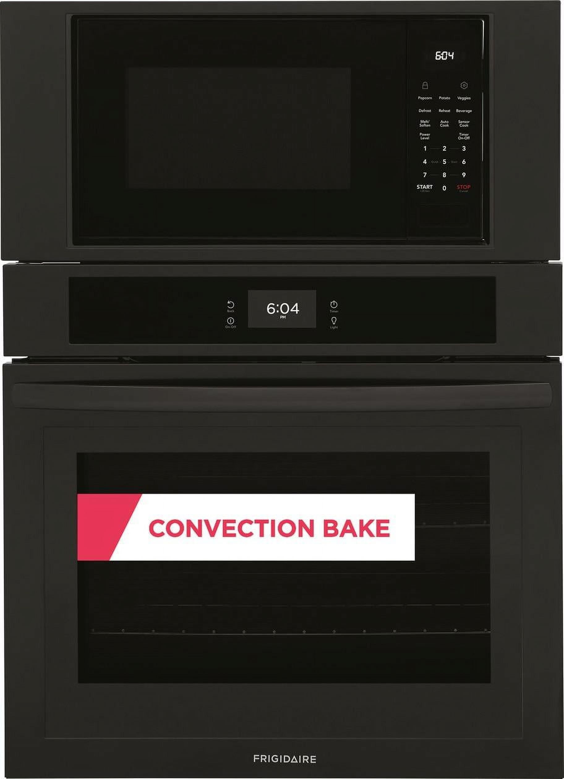 Frigidaire Fcwm3027a 30" Wide 6.9 Cu. Ft. Oven And Microwave Combo Electric Wall Oven -