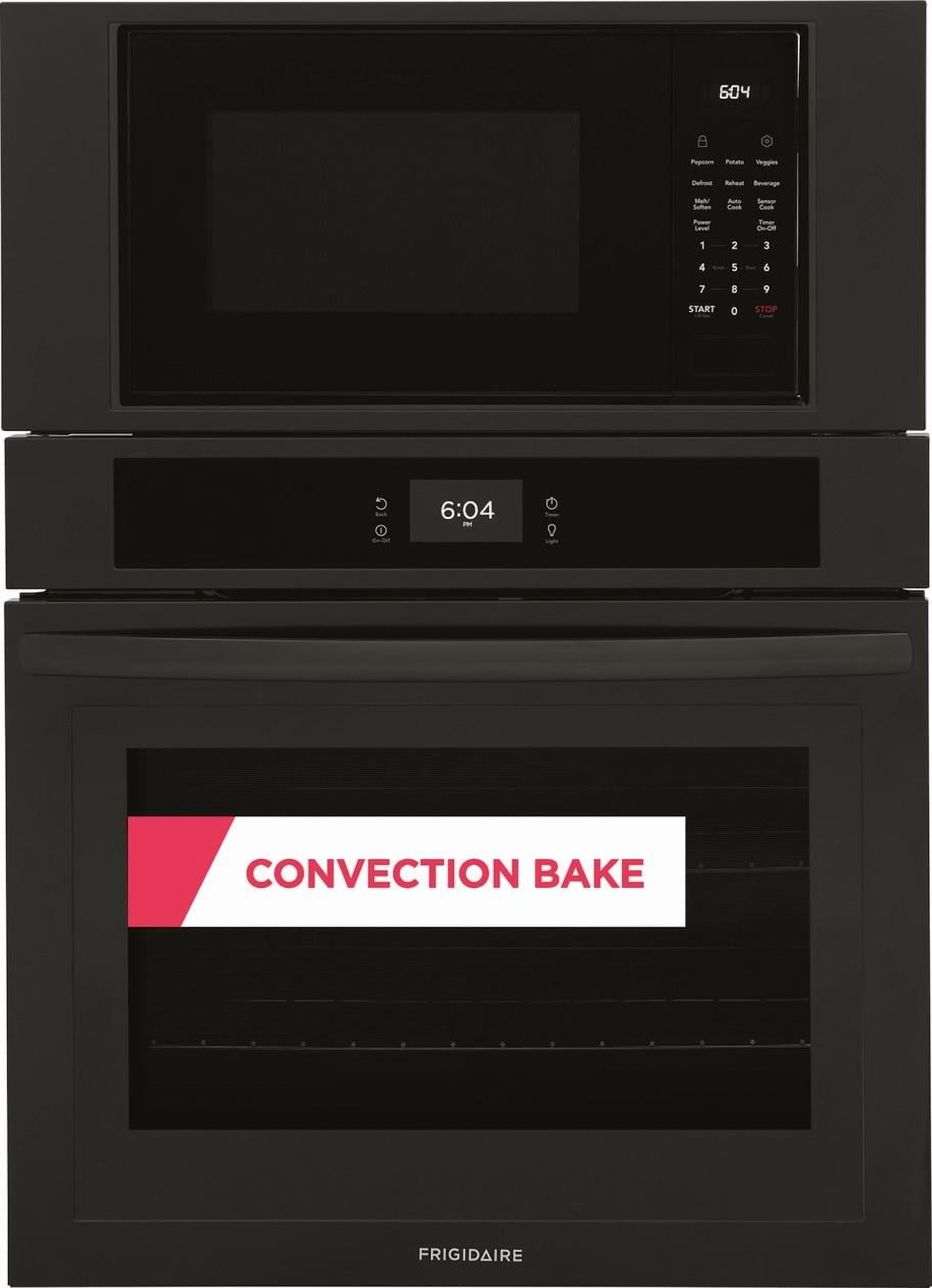 Frigidaire Fcwm3027a 30" Wide 6.9 Cu. Ft. Oven And Microwave Combo Electric Wall Oven -