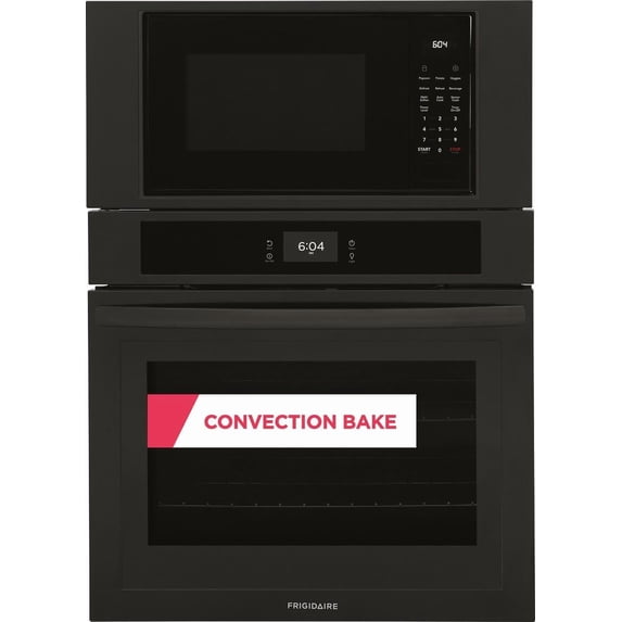 Frigidaire Fcwm3027a 30" Wide 6.9 Cu. Ft. Oven And Microwave Combo Electric Wall Oven -
