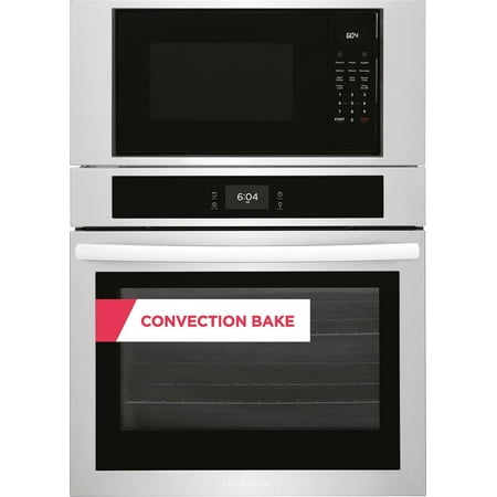 Frigidaire - 30" Electric Microwave Combination Oven with Fan Convection - Stainless Steel