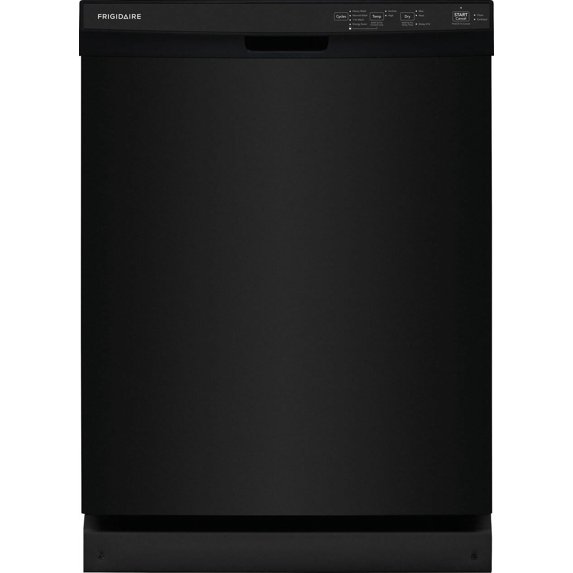 Frigidaire 24" Built-In Dishwasher, Front Control, Black