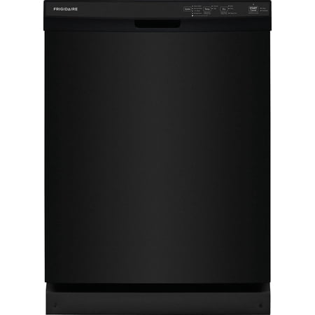 Frigidaire - 24" Front Control Built-In Plastic Tub Dishwasher with MaxDry, 54 dBA - Black