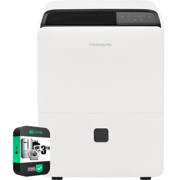 Frigidaire FFAD6022W1 High Humidity 60 Pint Capacity Dehumidifier Bundle with 3 YR CPS Enhanced Protection Pack