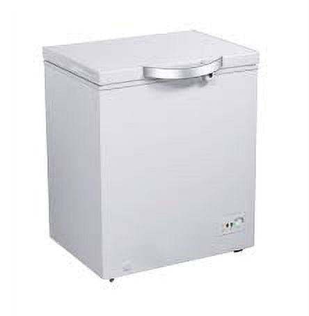 Frigidaire FFCC05A3HVW 5 cu. ft. Chest Freezer Convertible, External Temperature Control, Defrost Water Drain, Removable Basket Free