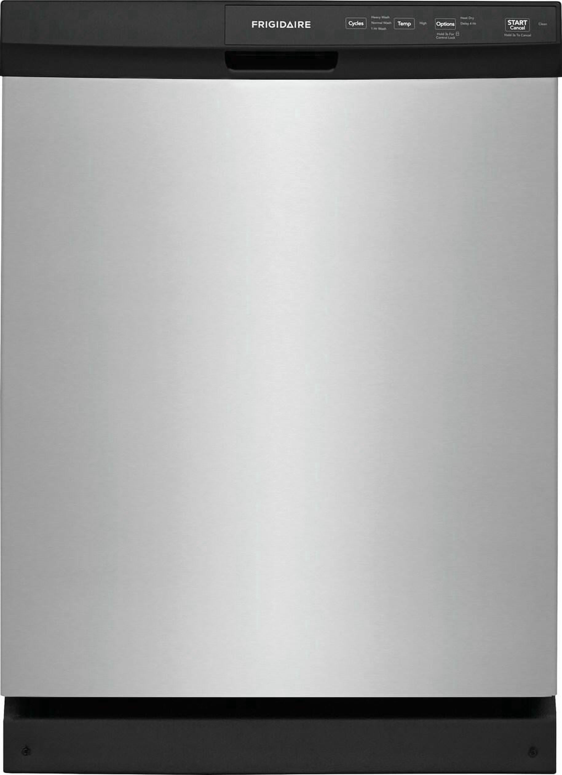 Frigidaire FFCD2413US 24" Dishwasher, Energy Star Certified, Front Controls, Stainless Steel