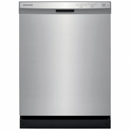Frigidaire - 24" Front Control Tall Tub Built-In Dishwasher - Stainless steel