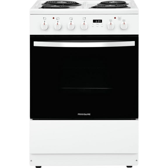 FRIGIDAIRE FFEH2422UW 24" freestanding coil electric range