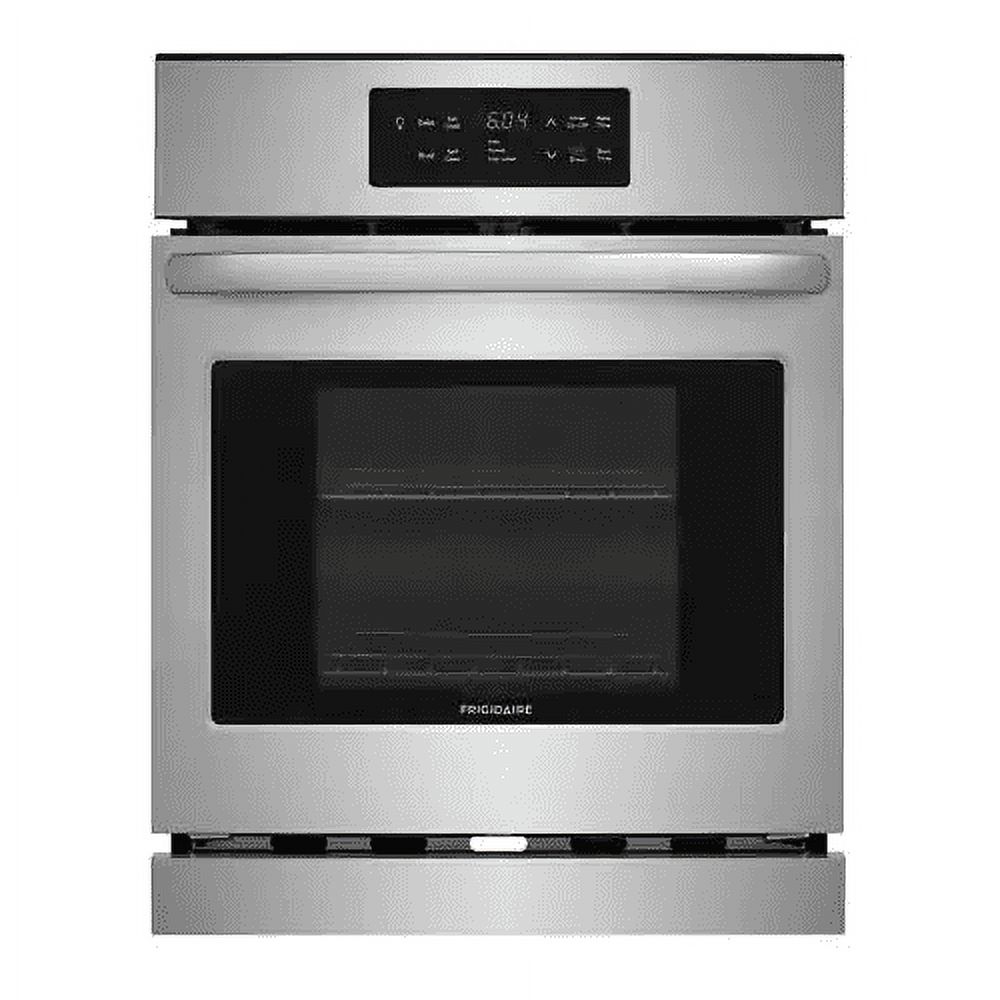 "Frigidaire FFEW2426US 24"" Single Electric Wall Oven with 3.3 cu. ft. Capacity, Halogen Lighting, Self-Clean, and Timer, in Stainless Steel" - image 1 of 11