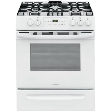Frigidaire - 5.0 Cu. Ft. Freestanding Gas Range with Self-Cleaning - White