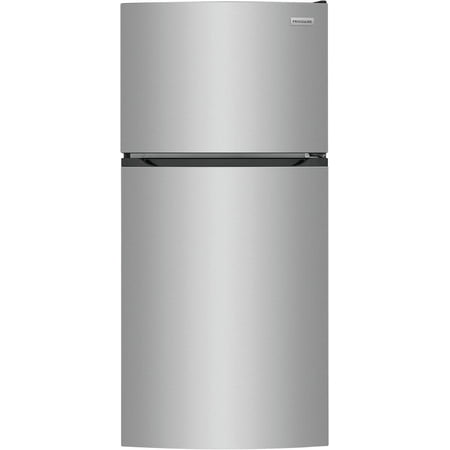 Frigidaire - 13.9 Cu. Ft. Top-Freezer Refrigerator - Brushed steel