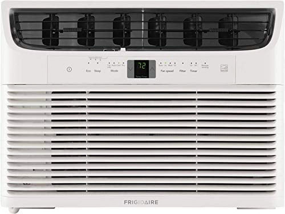 Frigidaire FFRE123WA1 19"" Window Mounted Room Air Conditioner with 12000 BTU Cooling Capacity Energy Star Certified Programmable 24-Hour On/Off Timer and Easy-to-Clean Washable Filter in White - image 1 of 5