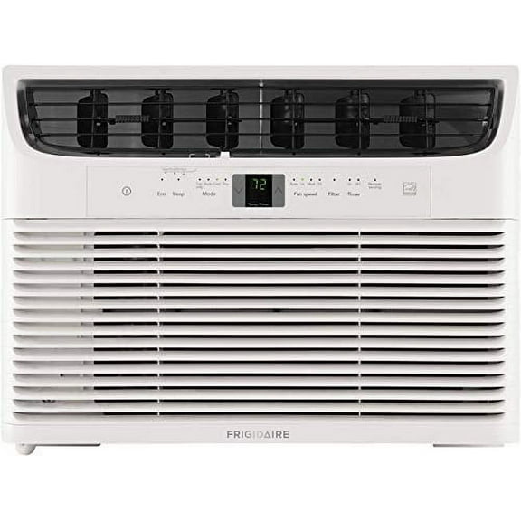 Frigidaire 12,000 BTU Window-Mounted Air Conditioner, Programmable 24-Hour On/Off Timer, White