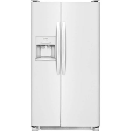 Frigidaire - 25.6 Cu. Ft. Side-by-Side Refrigerator - Pearl
