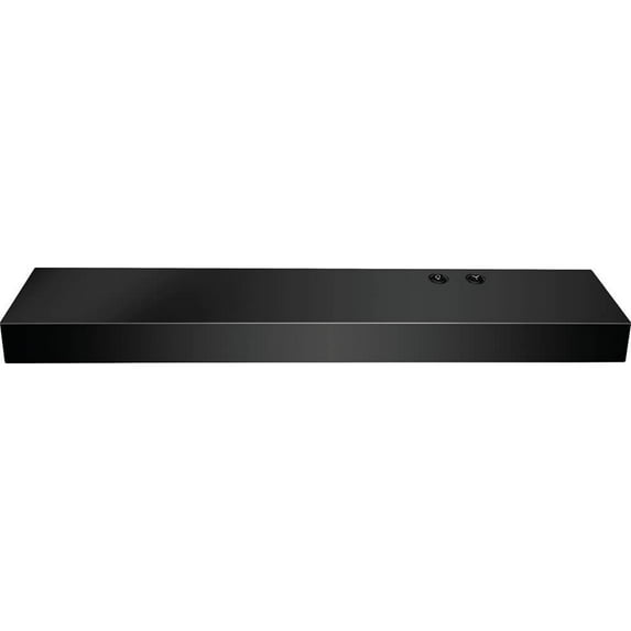 Frigidaire FHWC3025MB 30-Inch Under Cabinet Range Hood, Black, Convertible Vent