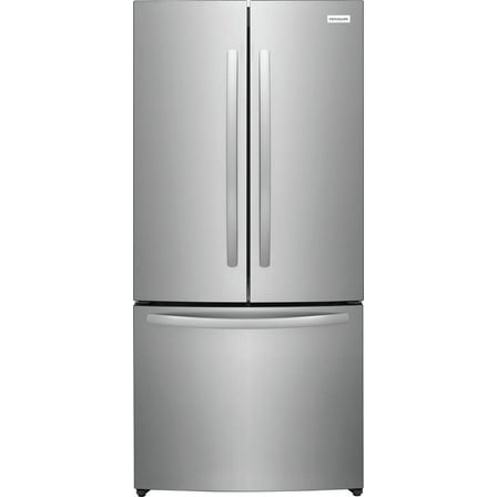 Frigidaire FRFG1723AV 18 Cu. Ft. Counter-Depth French Door Refrigerator, Stainless Steel