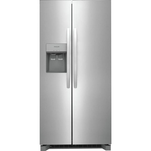 Frigidaire FRSS2323AS 22 Cu. Ft. 33" Standard-Depth Side by Side Refrigerator, Stainless Steel