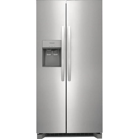 Frigidaire - 22.3 Cu. Ft. Side-by-Side Refrigerator - Stainless steel