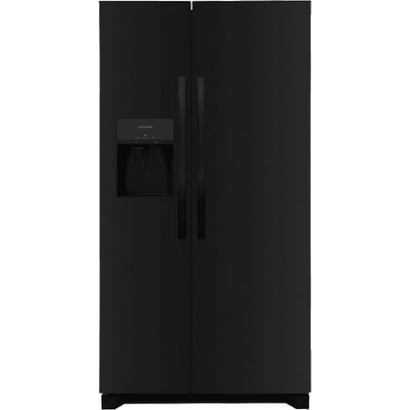 Frigidaire - 25.6 Cu. Ft. Side-by-Side Refrigerator - Black