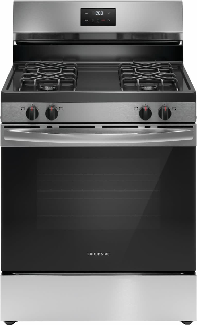 Frigidaire Fcrg3051b 30" Wide 5.1 Cu. Ft. Free Standing Gas Range - Stainless Steel