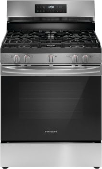Frigidaire FCRG3062AS 30" Gas Range with Steam Clean, Stainless Steel