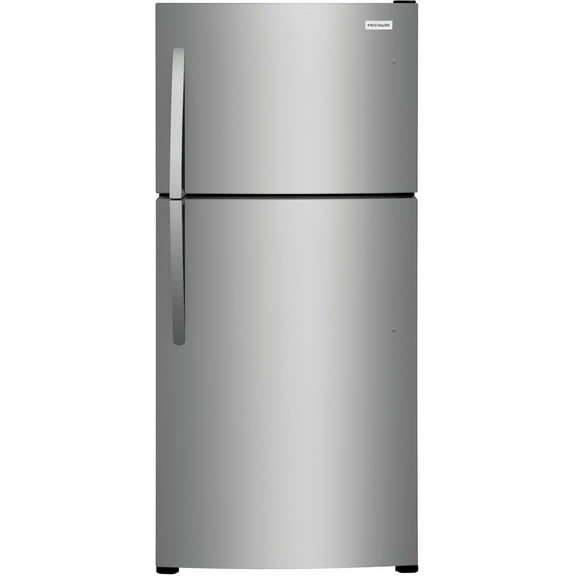 Frigidaire FFHT2022AS 30" Wide 20 Cu. Ft. Energy Star Certified Top Freezer Refrigerator, Stainless Steel