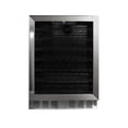 thumbnail image 1 of Frigidaire Gallery 24" Beverage Refrigerator with Glass Door, Holds 166 Cans or 56 Bottles, Built in or Freestanding Under Counter Beverage Fridge with LED Light, 1 of 14