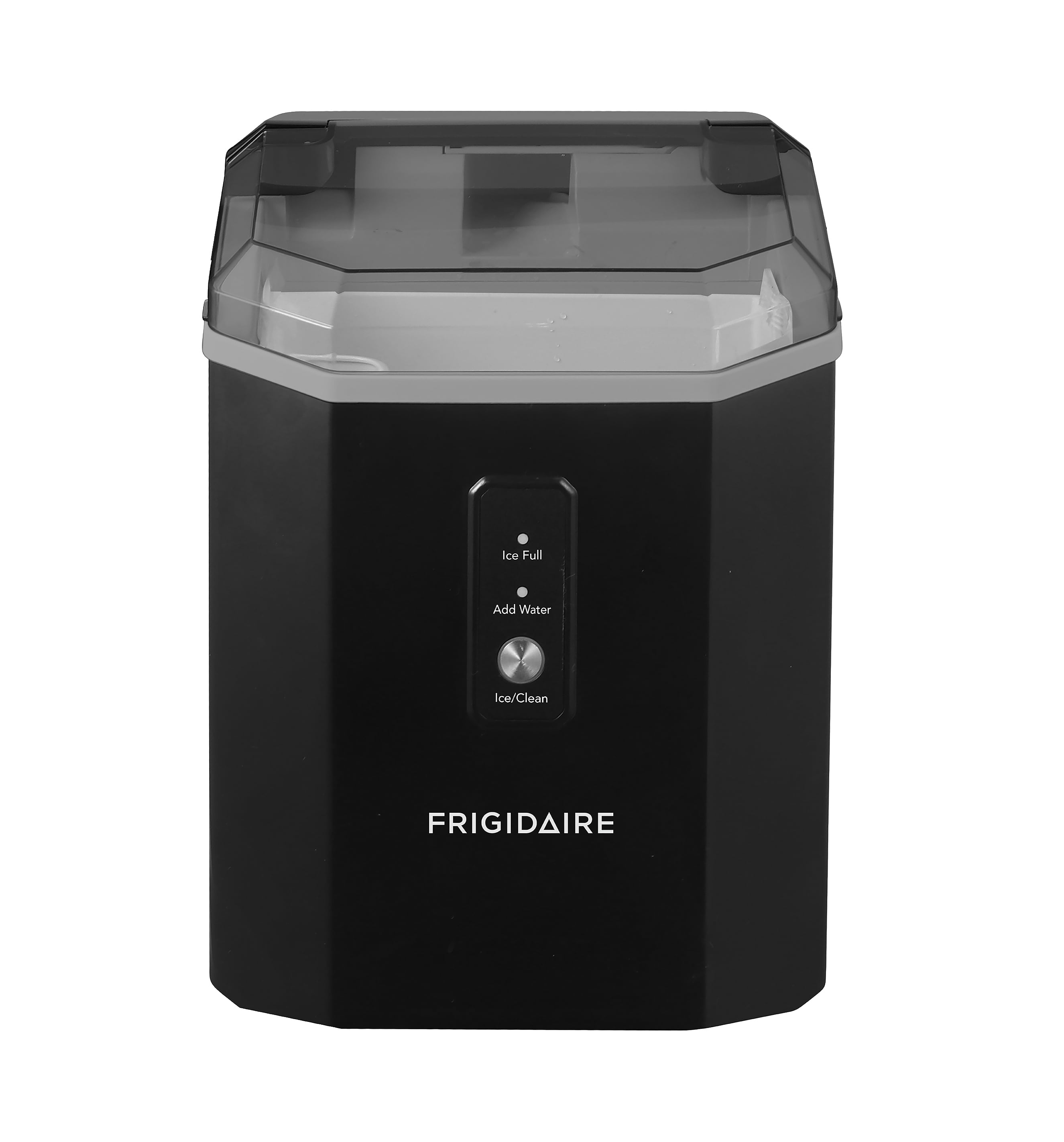 Frigidaire 33lb Countertop Nugget Pellet Ice Maker Self-Cleaning, Black, Model EFIC226