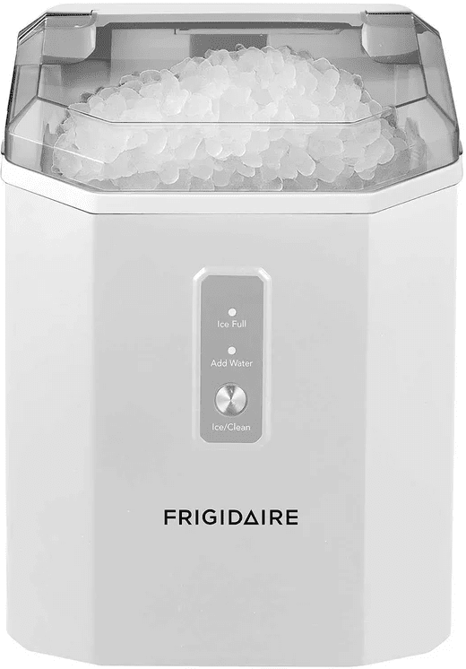Walmart Deals of Frigidaire 33lb Countertop Nugget Pellet Ice Maker Self-Cleaning, White, Model EFIC226