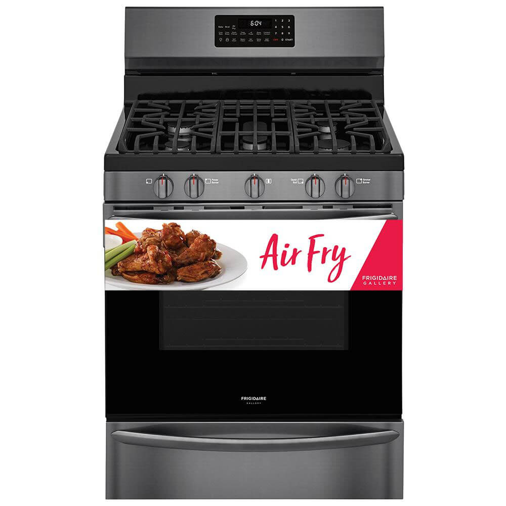 Frigidaire Gallery 30'' Freestanding Gas Range with Air Fry - GCRG3060AD