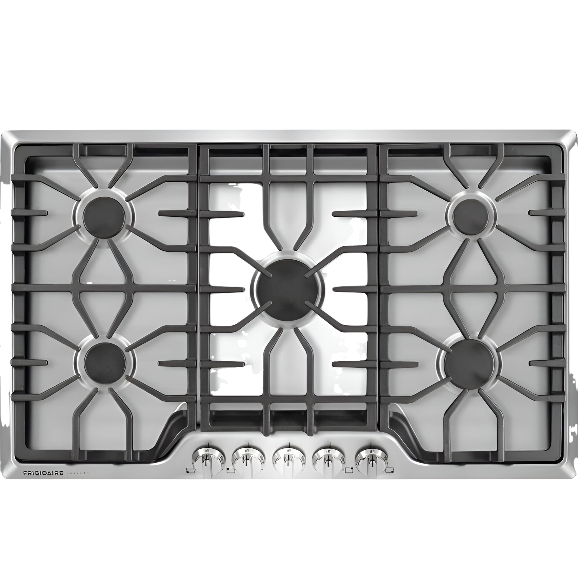 Frigidaire 36 Inch Stainless Steel 5-Burner Gas Cooktop