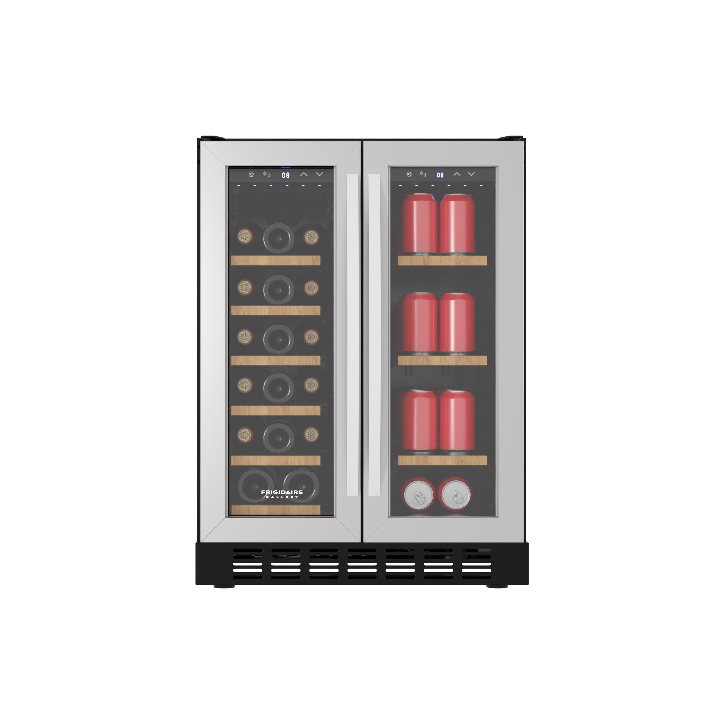 Frigidaire 24'' Stainless Steel Dual Zone Beverage Wine Refrigerator