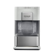 Frigidaire Gallery 44 lbs. Nugget Ice Maker, Self-Cleaning Countertop Soft Pellet Ice Machine with Touchscreen Controls, Stainless Steel Grey
