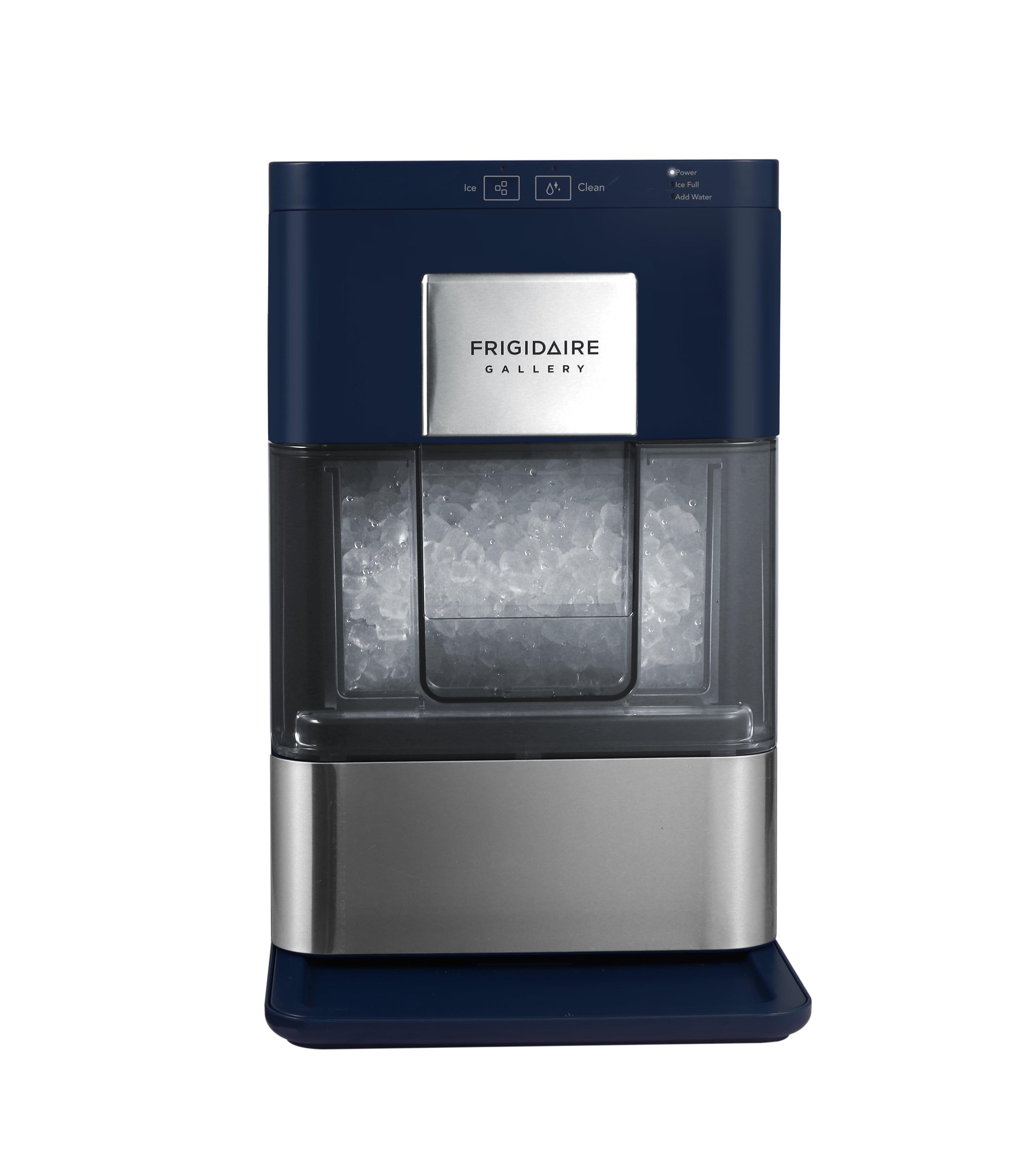 Navy Stainless Steel Countertop Nugget Ice Maker