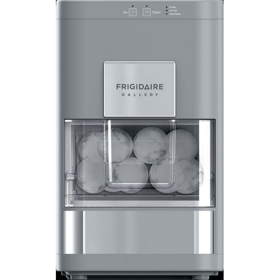 Open Box Frigidaire Gallery Artisanal Clear Sphere Ice Maker, Touch Control, Gray, Model EFIC242-GRAY