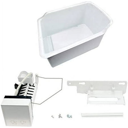 Frigidaire - 12" 2-Lb. Built-In Icemaker - White