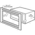 thumbnail image 1 of Frigidaire MWTK27KW 27 Gallery Series Microwave Built-In Trim Kit in White, 1 of 2