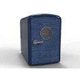 thumbnail image 1 of Frigidaire Mini Fridge Cooler, Denim Design, Holds Up to 6 Cans, Portable Fridge for Car, Office, Bedroom, Dorm Room, or Cabin, 1 of 7